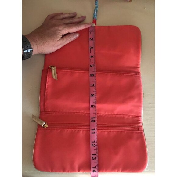 Lilly Pulitzer Coralina Print Cosmetic / Travel / Jewelry/ "On a Roll" Pouch Bag - Picture 8 of 10